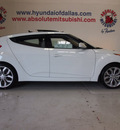 hyundai veloster 2013 century white coupe dct gasoline 4 cylinders front wheel drive automatic 75150