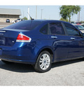 ford focus 2008 lt  blue sedan se gasoline 4 cylinders front wheel drive automatic with overdrive 78853