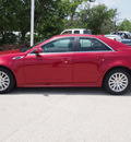 cadillac cts 2011 red sedan 3 0l gasoline 6 cylinders rear wheel drive automatic with overdrive 77802