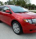 ford edge 2010 red suv sport gasoline 6 cylinders front wheel drive automatic 32783