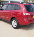 hyundai santa fe 2011 red gls gasoline 4 cylinders front wheel drive automatic 77802