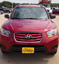 hyundai santa fe 2011 red gls gasoline 4 cylinders front wheel drive automatic 77802