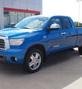 toyota tundra 2008 blue limited gasoline 8 cylinders 4 wheel drive automatic 77864