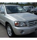 toyota highlander 2006 silver suv gasoline 6 cylinders front wheel drive automatic 77339