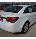 chevrolet cruze 2012 white sedan gasoline 4 cylinders front wheel drive not specified 77090