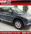 toyota highlander 2012 dk  blue suv gasoline 6 cylinders front wheel drive not specified 91731