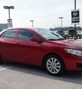 toyota corolla 2009 red sedan le gasoline 4 cylinders front wheel drive automatic 76011