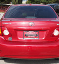 toyota corolla 2009 red sedan le gasoline 4 cylinders front wheel drive automatic 76011