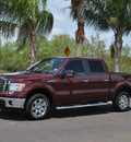 ford f 150 2010 dk  red xlt gasoline 8 cylinders 2 wheel drive automatic 78550