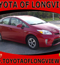 toyota prius 2012 red hatchback two hybrid 4 cylinders front wheel drive automatic 75604