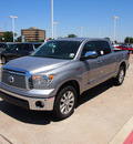 toyota tundra 2012 silver limited gasoline 8 cylinders 2 wheel drive 6 speed automatic 76053