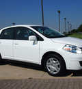 nissan versa 2011 white sedan gasoline 4 cylinders front wheel drive automatic with overdrive 76018