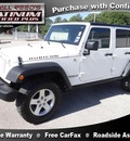 jeep wrangler unlimited 2010 white suv rubicon gasoline 6 cylinders 4 wheel drive automatic 77388