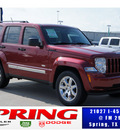 jeep liberty 2012 red suv sport gasoline 6 cylinders 2 wheel drive automatic 77388