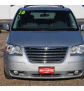chrysler town country 2010 silver van gasoline 6 cylinders front wheel drive automatic with overdrive 77590
