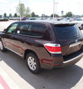 toyota highlander 2012 dk  red suv gasoline 6 cylinders front wheel drive 5 speed automatic 76053