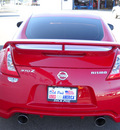 nissan 370z 2011 red coupe gasoline 6 cylinders rear wheel drive standard 79925