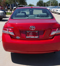 toyota camry 2011 red sedan le gasoline 4 cylinders front wheel drive automatic 75093