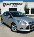 ford focus 2013 silver sedan se flex fuel 4 cylinders front wheel drive automatic 76230