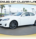 lexus is 350 2012 white sedan gasoline 6 cylinders rear wheel drive automatic 77546