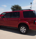 ford explorer 2010 red suv xlt gasoline 6 cylinders 4 wheel drive automatic with overdrive 76018