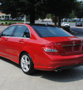 mercedes benz c class 2010 red sedan c300 4matic sport gasoline 6 cylinders all whee drive automatic 27616