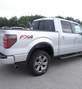 ford f 150 2012 silver fx4 gasoline 6 cylinders 4 wheel drive shiftable automatic 77388