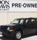 jeep patriot 2010 black suv sport gasoline 4 cylinders front wheel drive automatic 76011