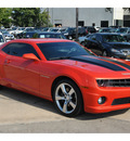 chevrolet camaro 2010 orange coupe ss gasoline 8 cylinders rear wheel drive 6 speed manual 77074