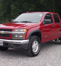 chevrolet colorado 2005 dk  red gasoline 5 cylinders 4 wheel drive automatic 27569