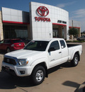 toyota tacoma 2013 white prerunner v6 gasoline 6 cylinders 2 wheel drive 5 speed automatic 76049
