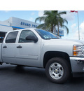 chevrolet silverado 1500 2012 silver flex fuel 8 cylinders 2 wheel drive automatic 33177