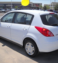 nissan versa 2011 white hatchback gasoline 4 cylinders front wheel drive automatic 79925