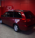toyota sienna 2004 red van le 7 passenger gasoline 6 cylinders front wheel drive automatic 76116
