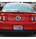 ford mustang 2011 red coupe gasoline 6 cylinders rear wheel drive automatic 78216