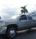 chevrolet silverado 3500hd 2012 gray diesel 8 cylinders 4 wheel drive automatic 33177