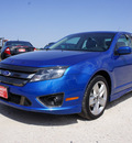 ford fusion 2012 blue sedan sport gasoline 6 cylinders front wheel drive automatic 76234