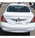 nissan versa 2012 white sedan gasoline 4 cylinders front wheel drive automatic 78552