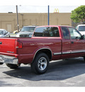 chevrolet s 10 2000 dk  red pickup truck ls gasoline v6 rear wheel drive automatic 78217
