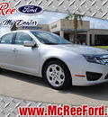 ford fusion 2010 silver sedan se gasoline 4 cylinders front wheel drive automatic with overdrive 77539