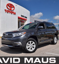 toyota highlander 2012 gray suv gasoline 6 cylinders front wheel drive automatic 32771