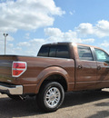 ford f 150 2012 brown lariat flex fuel 8 cylinders 2 wheel drive automatic 78580