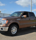 ford f 150 2012 brown lariat flex fuel 8 cylinders 2 wheel drive automatic 78580