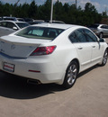 acura tl 2012 white sedan tech gasoline 6 cylinders front wheel drive automatic 77090