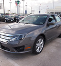 ford fusion 2012 gray sedan se gasoline 4 cylinders front wheel drive 6 speed automatic 77338