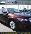 ford taurus 2012 red sedan sel gasoline 6 cylinders front wheel drive automatic 98632