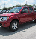 nissan frontier 2012 red sv gasoline 6 cylinders 2 wheel drive automatic 33884