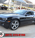 chevrolet camaro 2012 black coupe lt gasoline 6 cylinders rear wheel drive automatic 76051