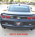 chevrolet camaro 2012 black coupe lt gasoline 6 cylinders rear wheel drive automatic 76051
