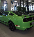 ford mustang 2013 green coupe boss 302 gasoline 8 cylinders rear wheel drive 6 speed manual 76108